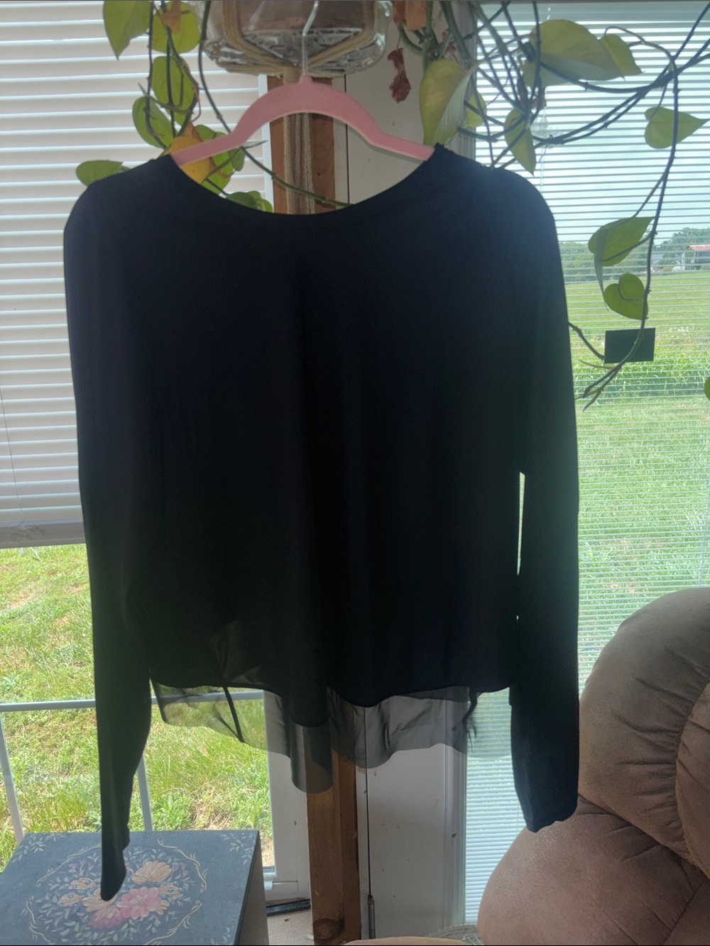 Black lululemon shirt